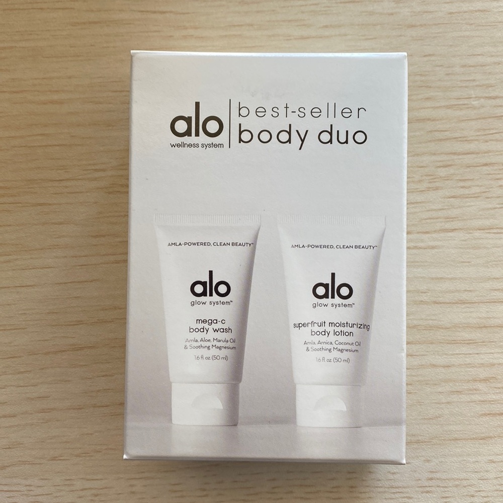 ALO - (NWT) BODY DUO - MEGA C BODY WASH & SUPERFRUIT MOISTURIZING BODY LOTION
